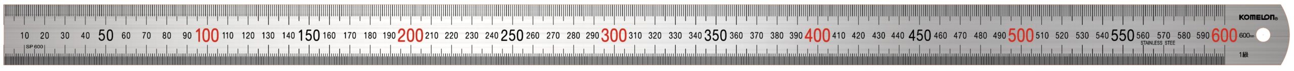 Stainless steel ruler